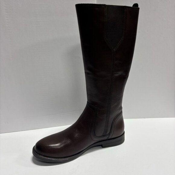 Hush Puppies Women’s Jaylin Zipper Brown Boots, Size 6 M - Picture 2 of 7